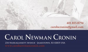 Carol Newman Cronin business card