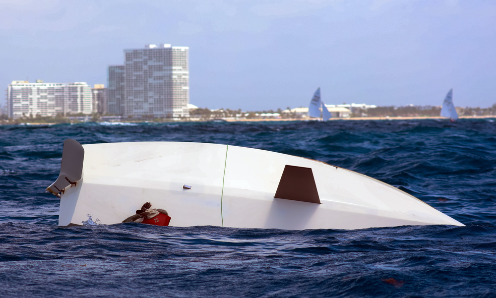 Snipe capsize North Americans Fort Lauderdale photo Matt Ditzel