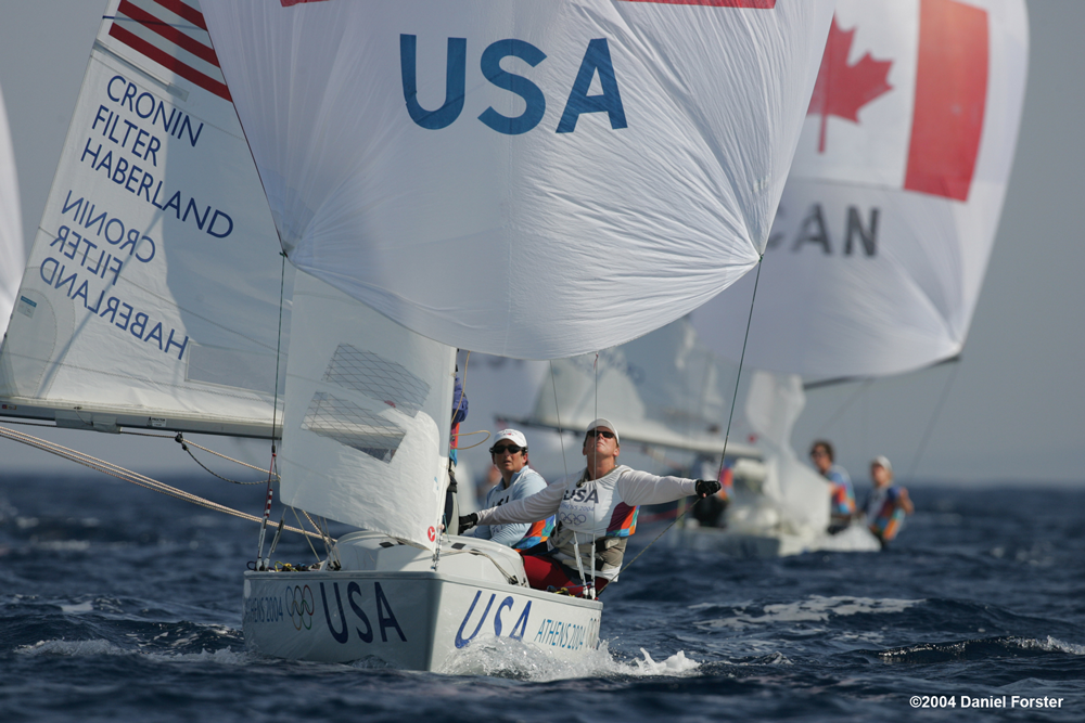 Winning a race at the 2004 Games. Photo: Daniel Forster