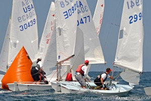 rounding leeward mark snipe