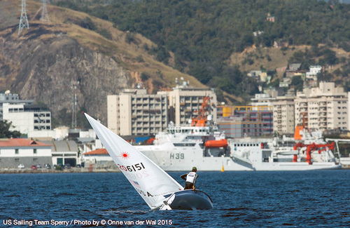 USSTS Laser sailor in Rio test event for 2016 Olympics