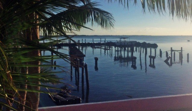 Royal Nassau Sailing Club docks after Hurricane Matthew