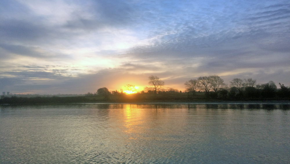 winter morning sunrise dutch harbor rhode island