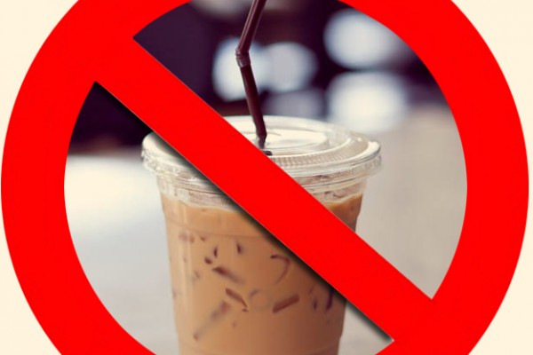 say no to iced coffee go cup