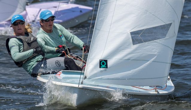 Snipe sailing Colonial Cup 2017 Photo Ted Morgan