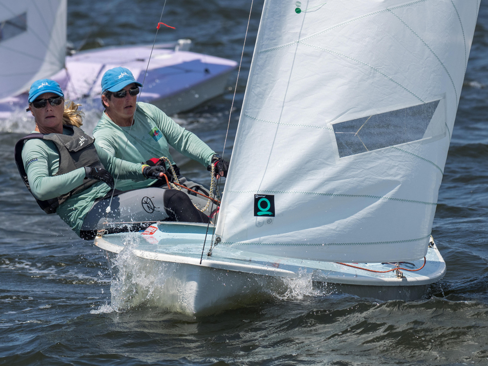 Snipe sailing Colonial Cup 2017 Photo Ted Morgan
