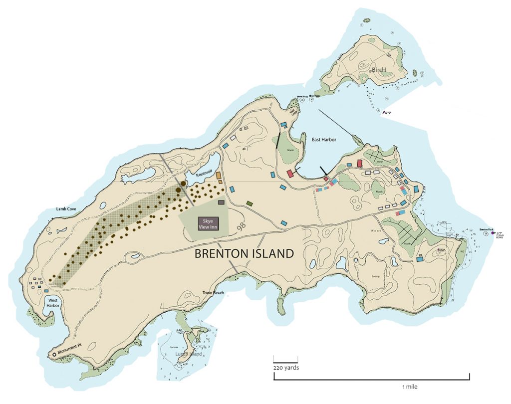 Brenton Island chart