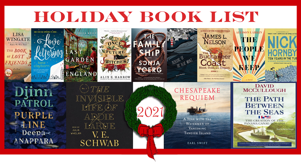 Holiday Book List for 2021 Carol Newman Cronin