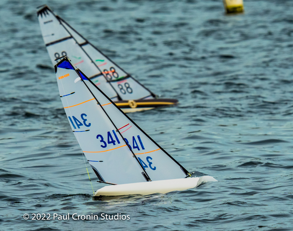 model sailboat racing