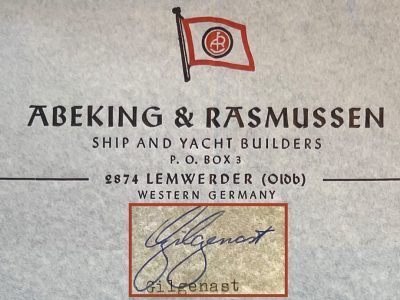 Abeking & Rasmussen Gilgenast signature