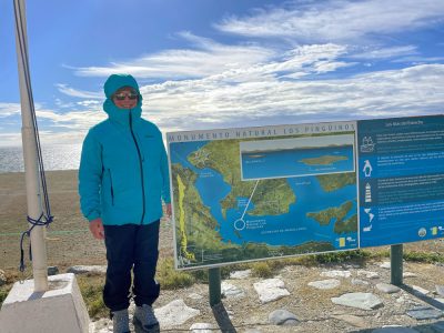 Carol on magdalena island