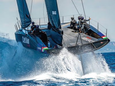 Flying Nikka foiling sailboat
